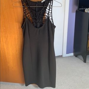 Black clubbing dress